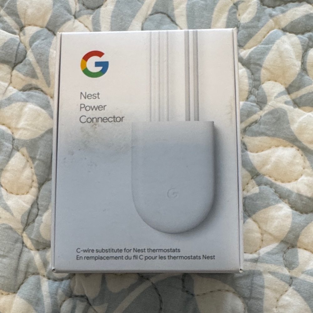 Google Nest Power Connector in White